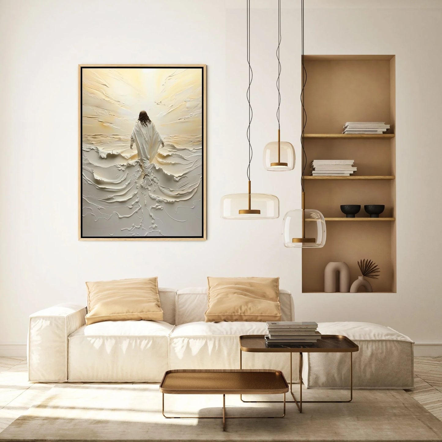 Jesus Walking on Water I - Canvas