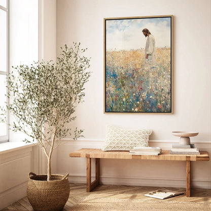 Jesus Leaves The 99 - Canvas