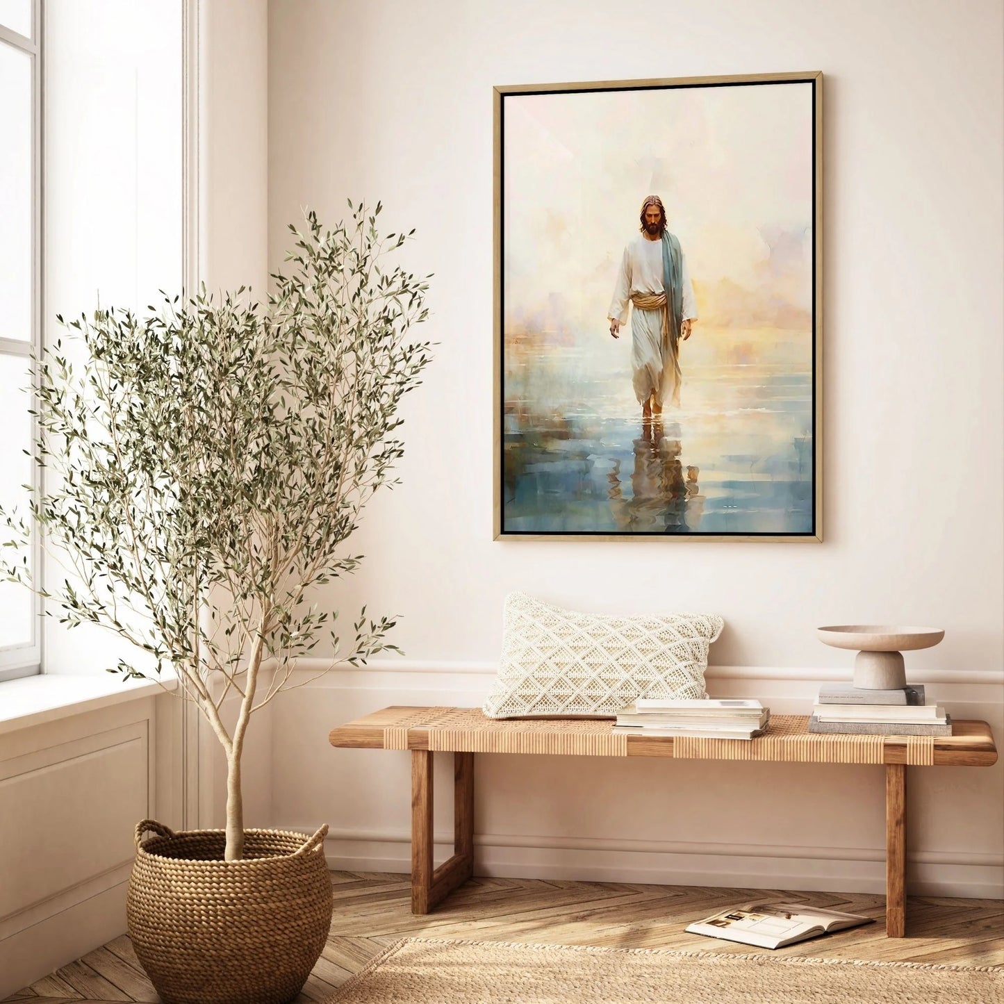Jesus Walking on Water II - Canvas