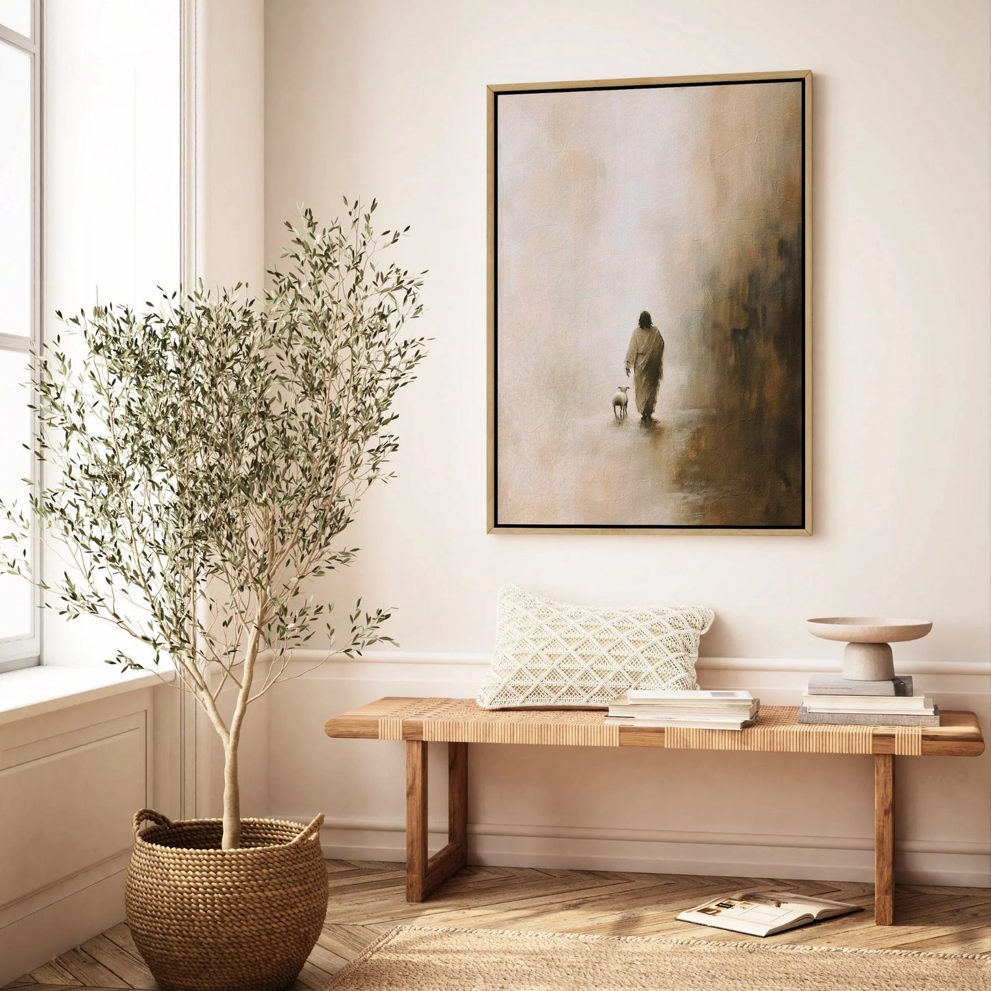 Parable of The Lost Sheep IV - Canvas