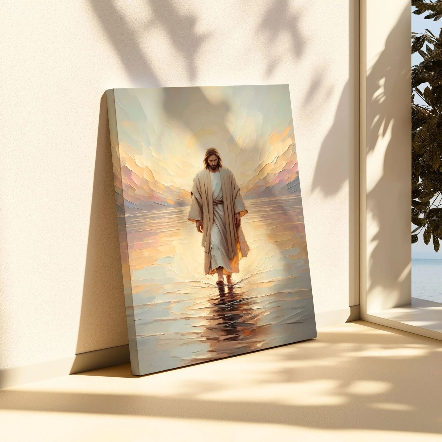 Jesus Walking on Water III - Canvas