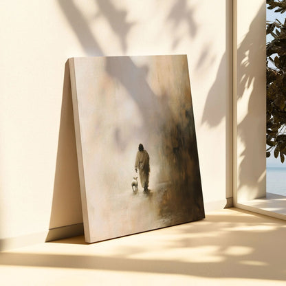 Parable of The Lost Sheep IV - Canvas