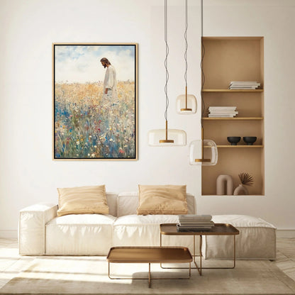 Jesus Leaves The 99 - Canvas