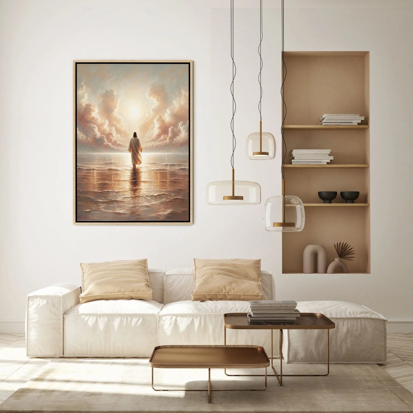 Jesus Walking on Water V - Canvas