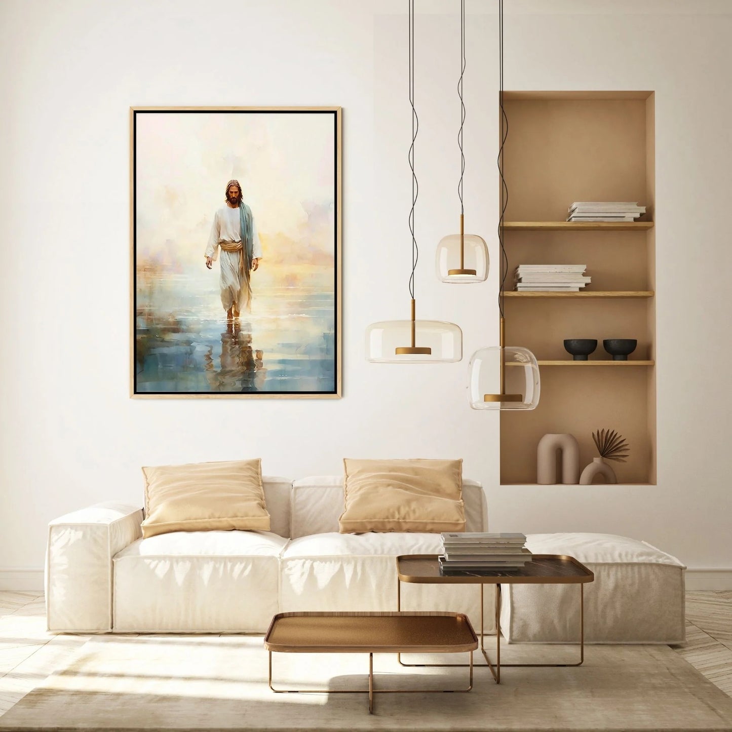 Jesus Walking on Water II - Canvas