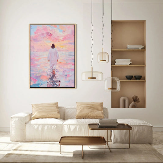 Jesus Walking on Water VI - Canvas