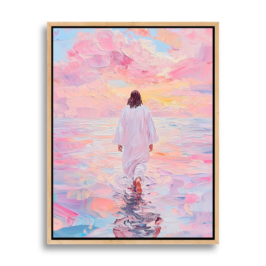 Jesus Walking on Water VI - Canvas