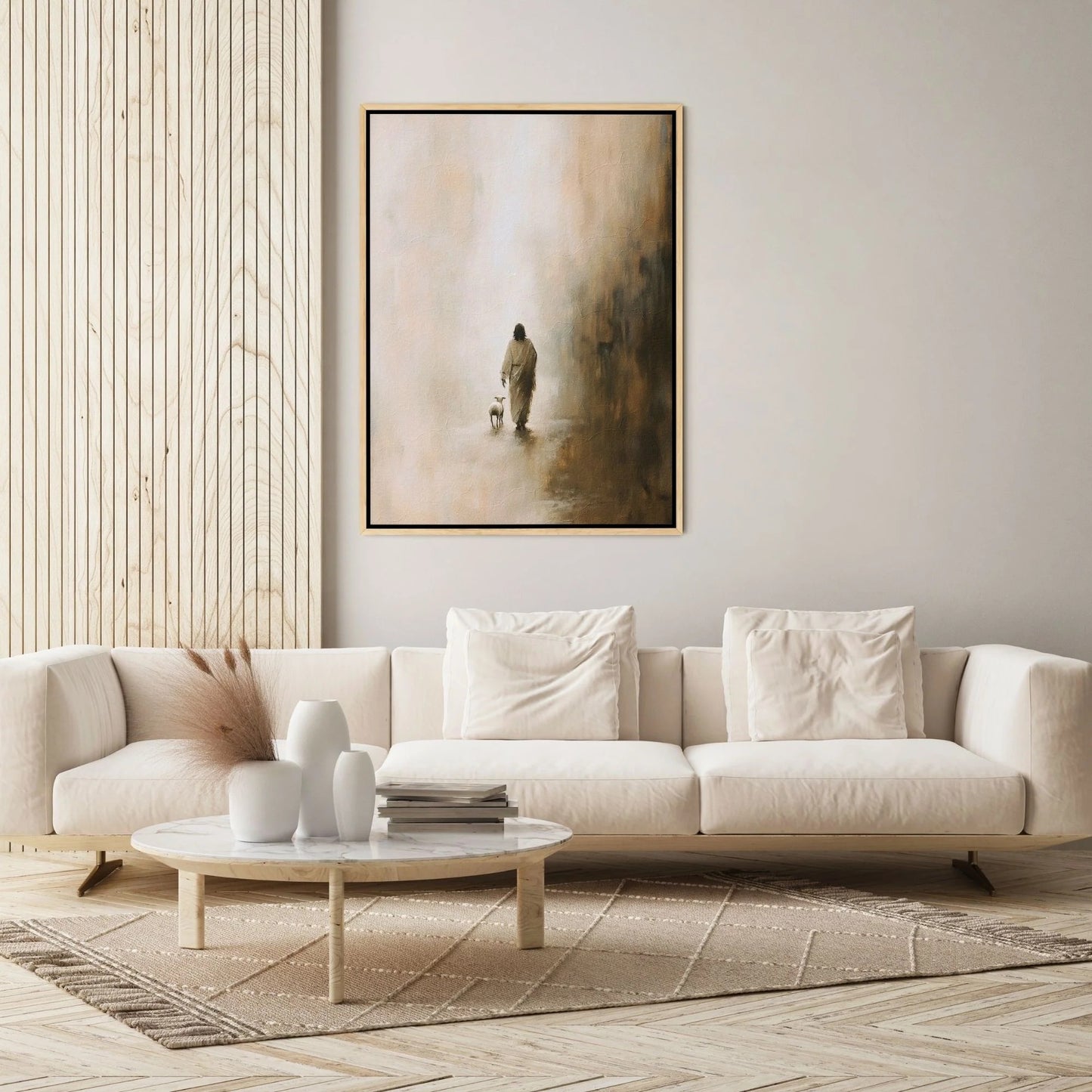 Parable of The Lost Sheep IV - Canvas