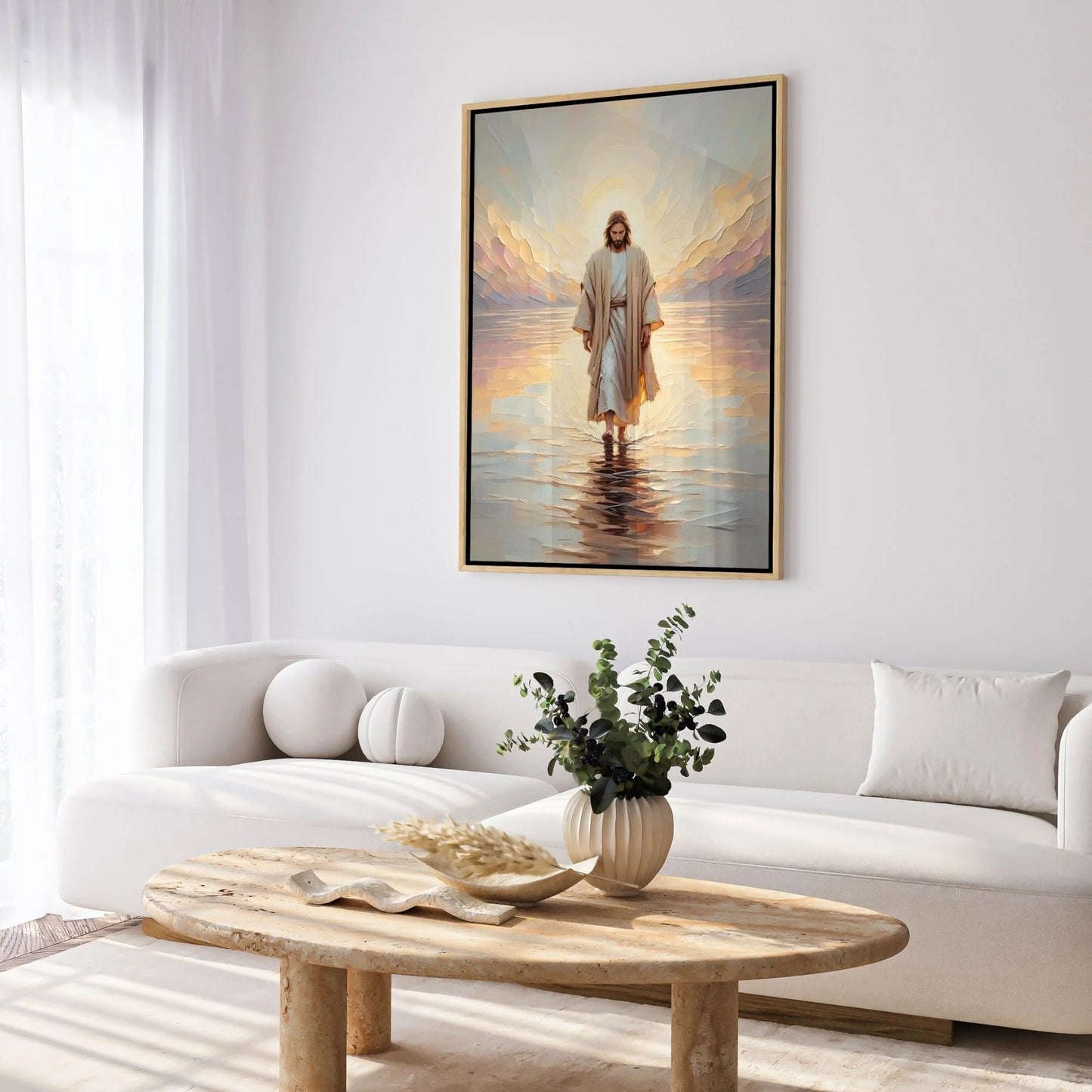 Jesus Walking on Water III - Canvas