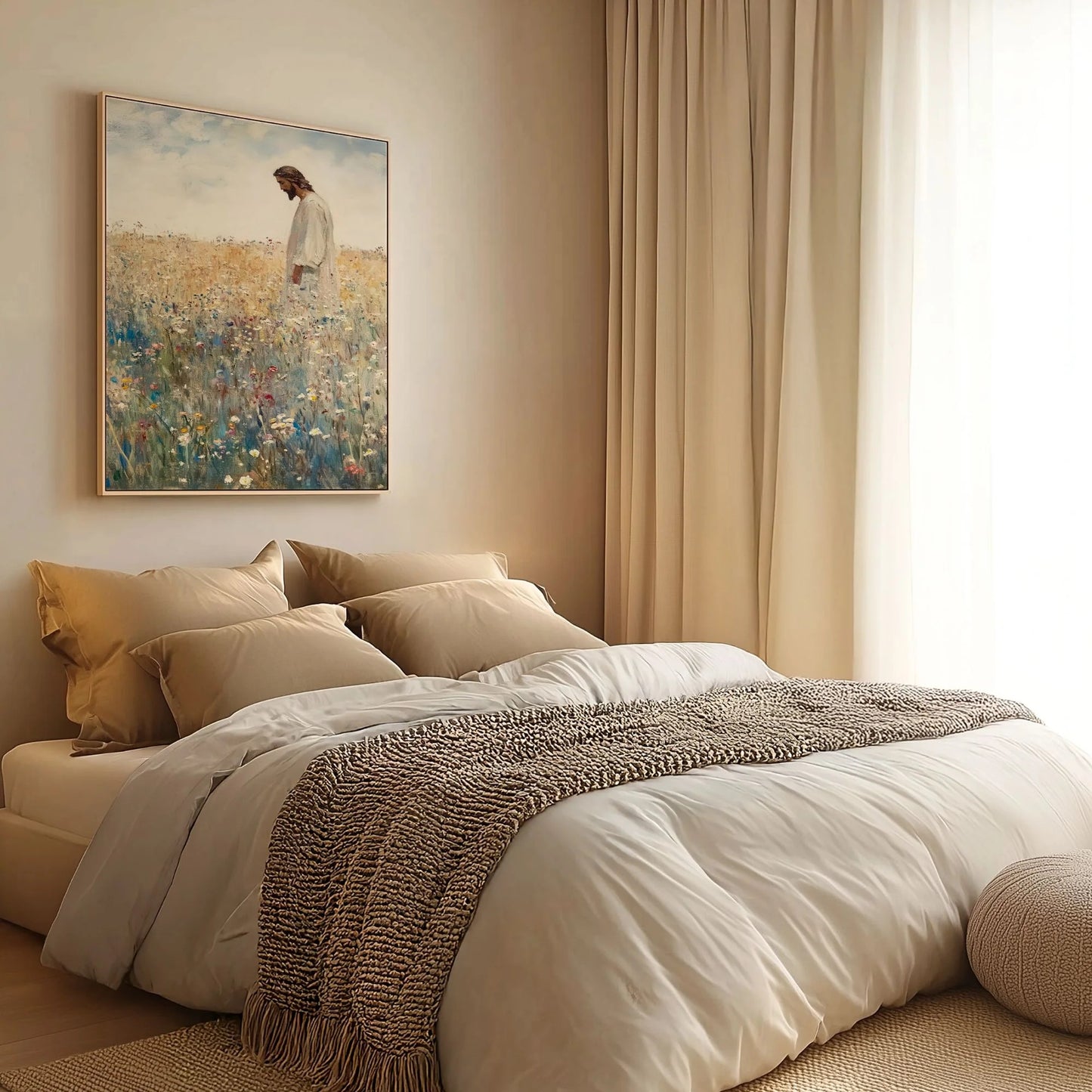 Jesus Leaves The 99 - Canvas