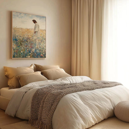 Jesus Leaves The 99 - Canvas