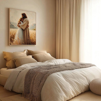 Jesus Hugging a Woman II - Canvas