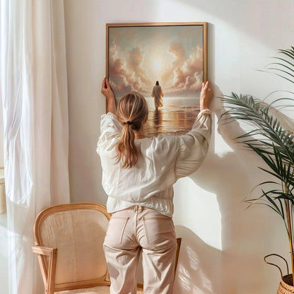 Jesus Walking on Water V - Canvas