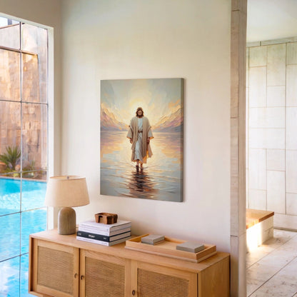 Jesus Walking on Water III - Canvas