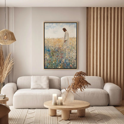 Jesus Leaves The 99 - Canvas