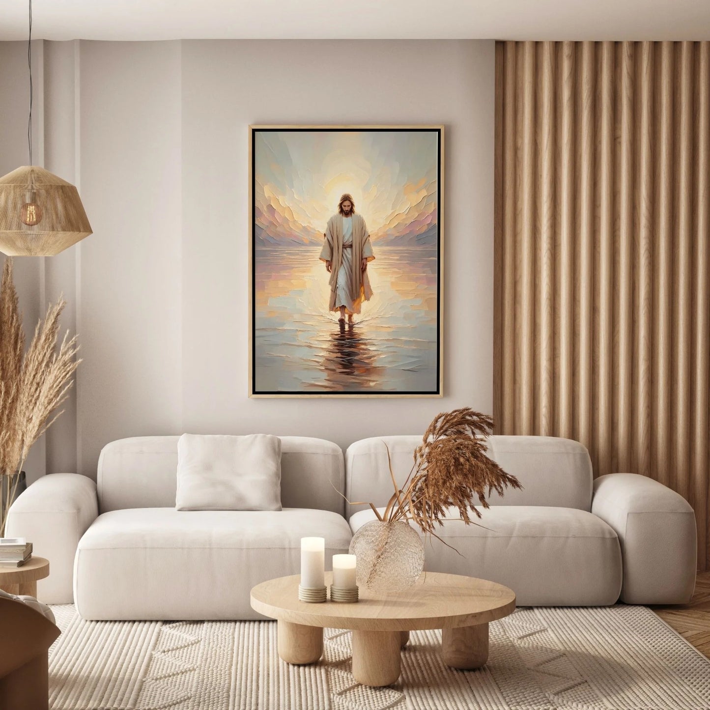 Jesus Walking on Water III - Canvas